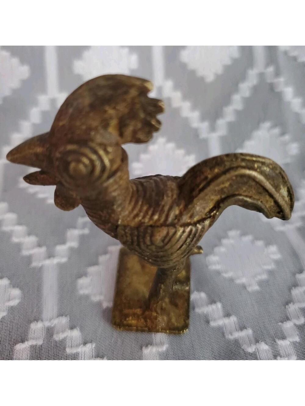 Vtg,African Bronze Rooster